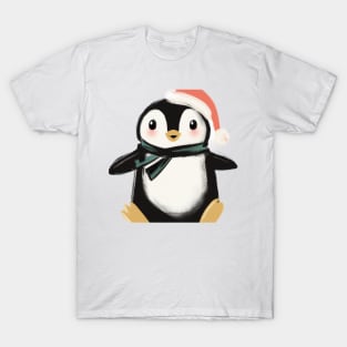 Cute Penguin Drawing T-Shirt